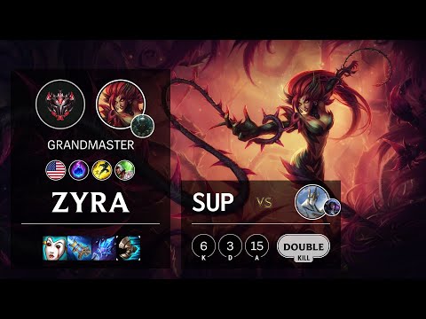Zyra Support vs Galio - NA Grandmaster Patch 10.16