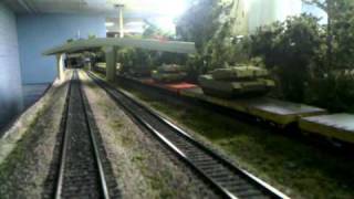 preview picture of video 'Springfield Illinois Model Railroad Club military train'