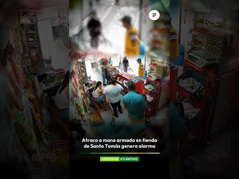 🔫 Atraco a mano armada genera temor en Santo Tomás