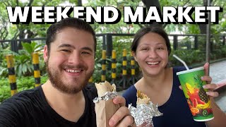 Eating at a weekend Market in the Philippines | S01 E128