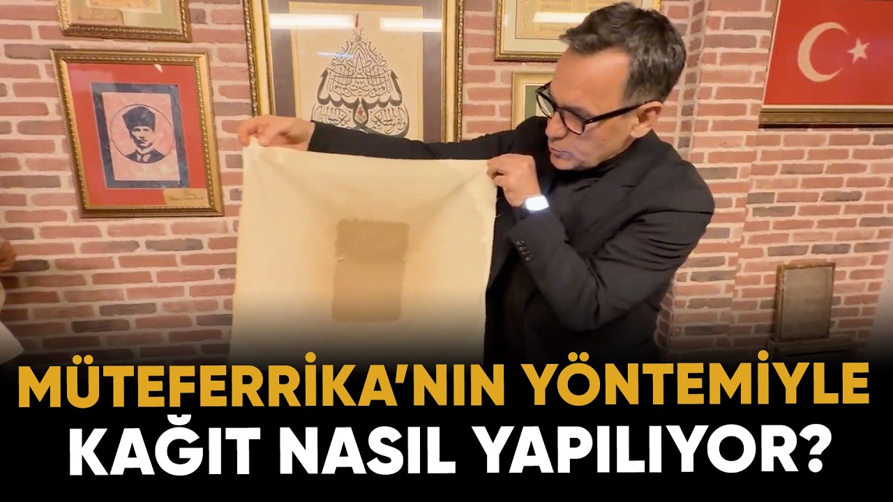 Müteferrika’nın yöntemiyle kağıt nasıl yapılıyor? - Deniz Zeyrek