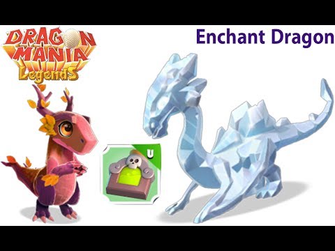 [ Enchant Dragon battle ] Crystal Dragon Vs Autumn Dragon lv 30 vs 80 | Dragon Mania Legends #312