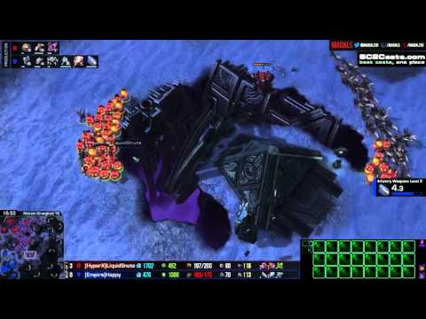 Snute vs Happy TvZ Game 4 Starcraft 2 Showmatch