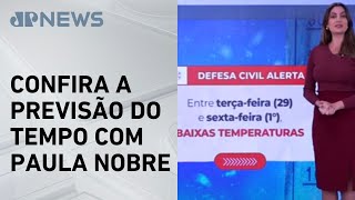 Alerta para baixas temperaturas em SP até sexta (1º)