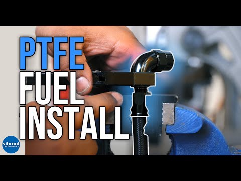 Installing PTFE Fuel System AN Lines and Fittings Start to Finish