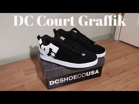 DC Court Graffik black (shoe review + on feet)