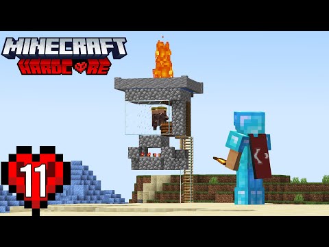 BUGA GİRMEYEN SINIRSIZ DEMİR SİSTEMİ! - Minecraft Hardcore Survival - Bölüm 11