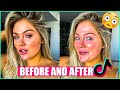 Before And After Bold Glamour TikTok Filter