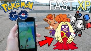 CATCHING RARE POKEMON AT BEACH + FAST LEVELING GUIDE - POKEMON GO #2