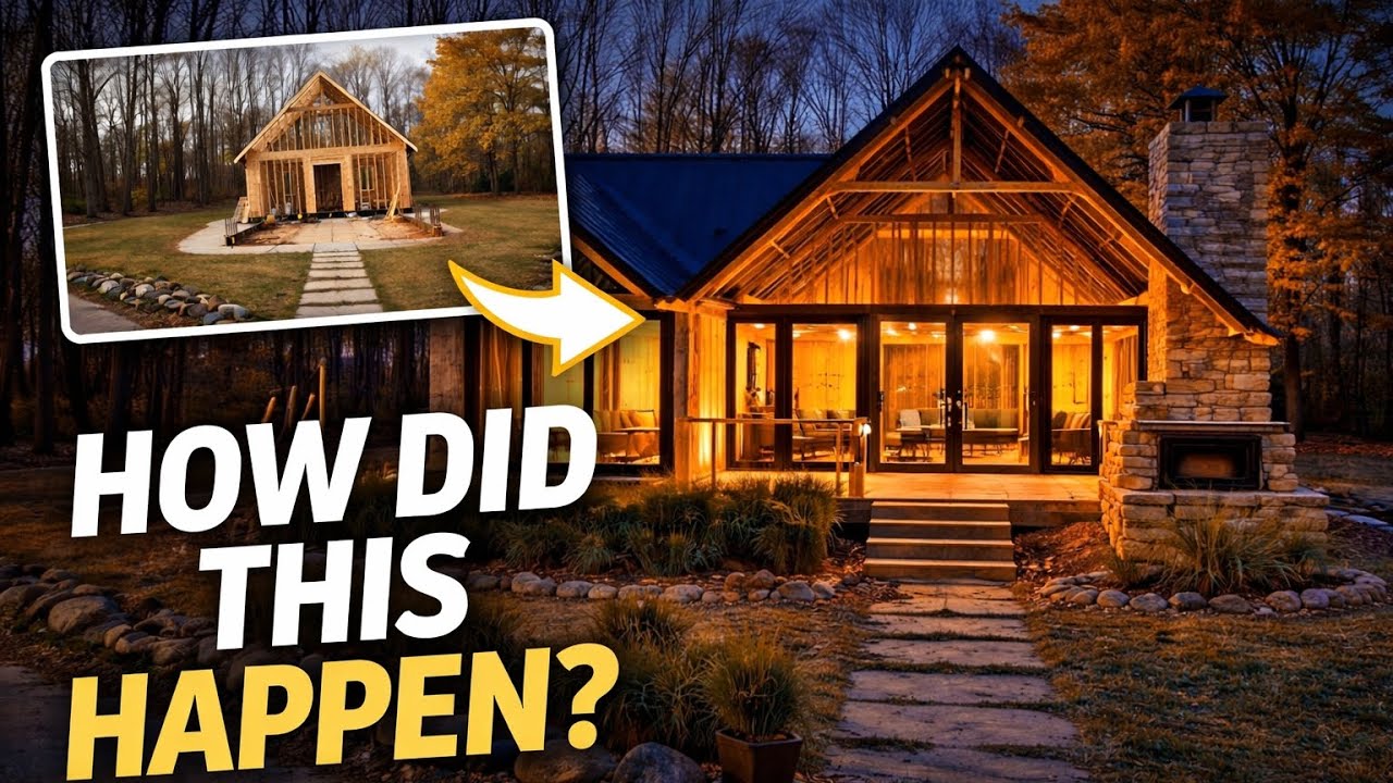  Modern Chalet Build Transformation #ModernChalet #DreamHome #HouseTransformations #BeforeAndAfter