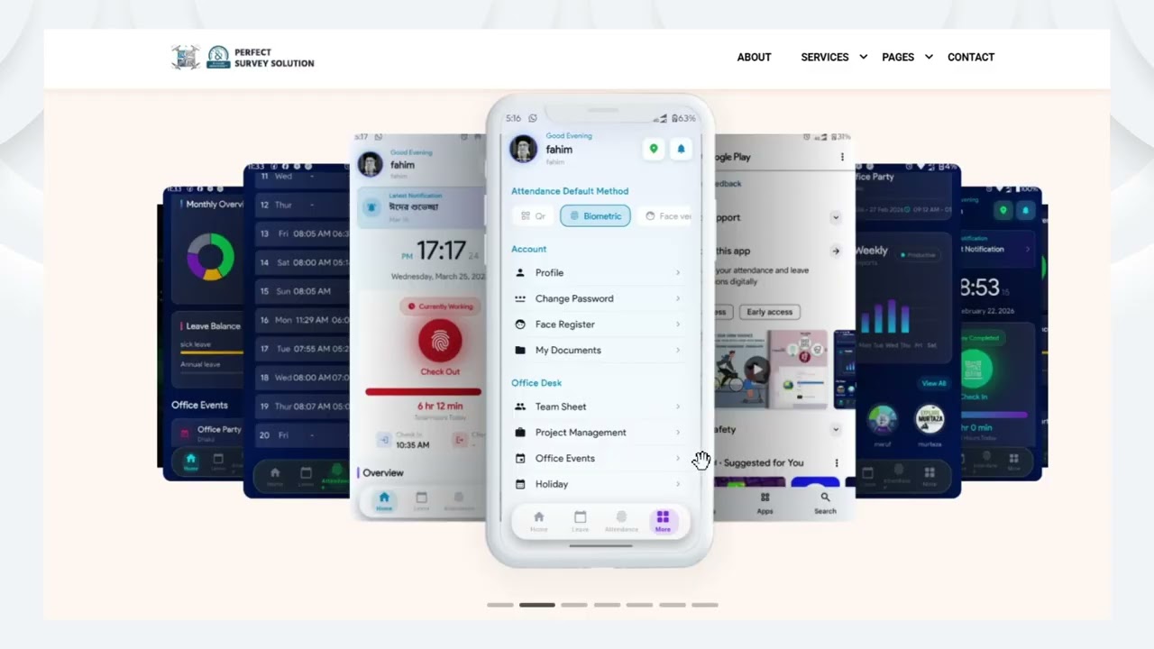 Promotional video for Hajira Hrm software