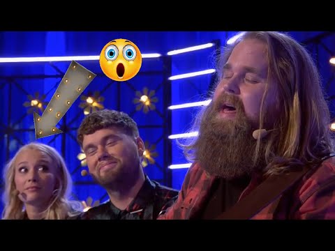 Swedish Idol winner Chris Kläfford surprises everyone with his powerful voice. Goosebumps from 0:55