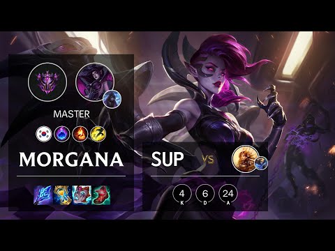 Morgana Support vs Leona - KR Master Patch 11.17