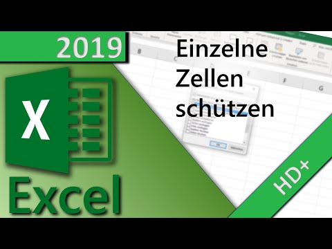 Excel: einzelne Zellen sperren / schützen (auch Formeln) in 2 MINUTEN (HD 2019)