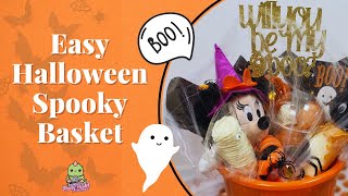 Easy Halloween Spooky Basket | Episode 4 | How To Make & Decorate