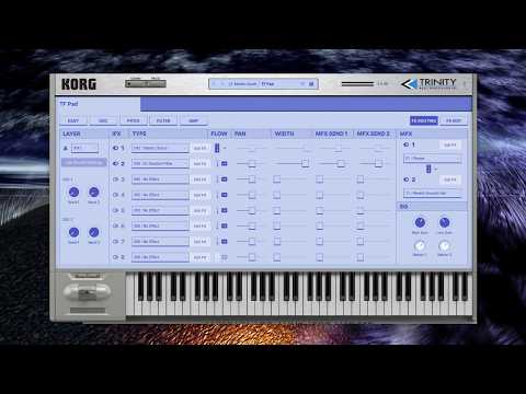 Make an ambient pad with the Korg Trinity