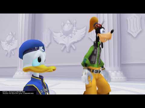 Kingdom Hearts Re:Chain of Memories (PS4) Cutscene #40 Sora argues with Donald and Goofy