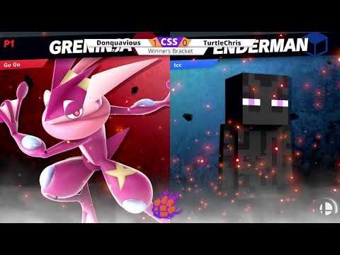 Clemson Smash Series 28 - Winners - Donquavious (Greninja) vs. TurtleChris (Min Min, Steve) - SSBU