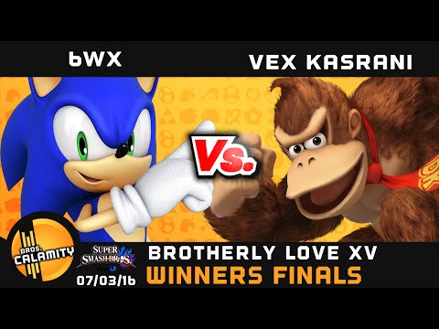 BL XV | Circa 6WX (Sonic) vs CT Vex Kasrani (DK) - Winners Finals - Smash Wii U