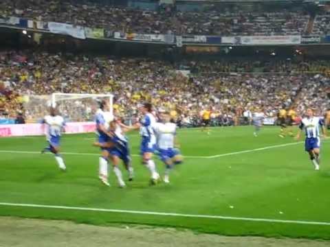 Gol de Tamudo en la final de la Copa del Rey 2006
