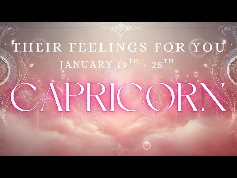 CAPRICORN tarot ♑️ They Want You, But There’s A HUGE CATCH! Capricorn January 2026 19th - 25th 