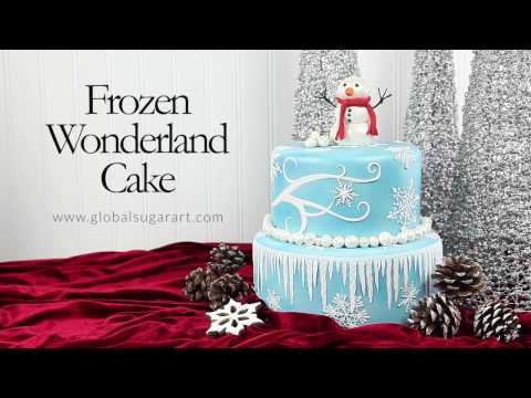 Frozen Wonderland Cake
