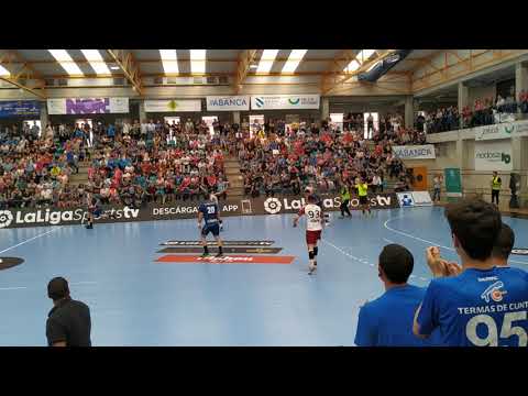 Gol de Samu Pereiro (Cangas 25 - Teucro 24 Jornada 29 Asobal 2018/2019)