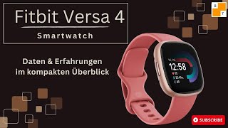 Fitbit Versa 4 Smartwatch Daten Fakten Test Deutsch