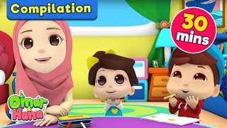 Download lagu Compilation 30 MINUTES Alif Ba Ta | Nasheed for Kids | Omar & Hana mp3