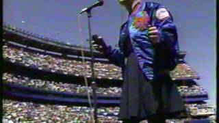 Cyndi Lauper nails National Anthem PERFECT!!
