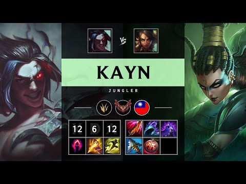 Kayn Jungle vs Nidalee - TW Grandmaster Patch 25.13