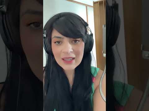 Fernanda Brum gravando no estúdio Confirma feat. com Aline Barros, Eyshila e muito mais