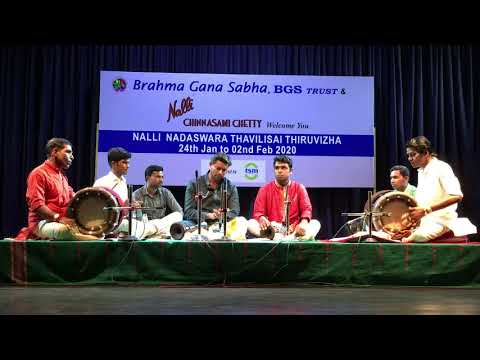 Nadhaswara Thavilisai Festival 2020 @ Brahma Gana Sabha— 27 Jan 18.30 — #10/11