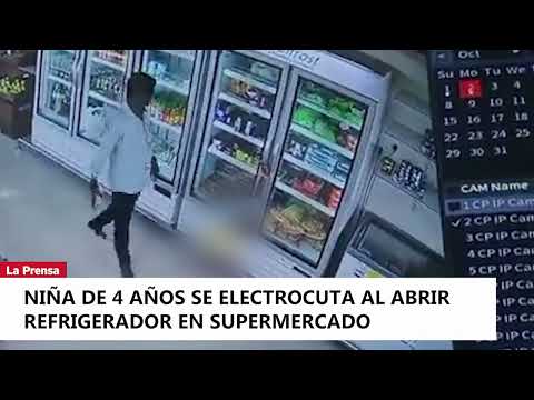 4-year-old girl electrocuted while opening refrigerator in supermarket