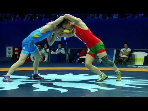 Final 1/2   FS   57 kg ULADZISLAU ANDREYEU (BLR) TARAS MARKOVYCH (UKR)