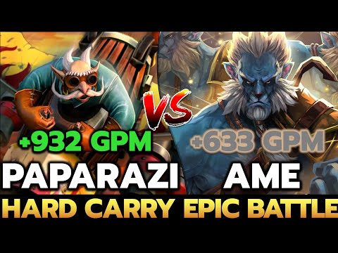 PAPARAZI [Gyrocopter] Super Fast Farm 7.34b Meta Carry Against AME In Pub Game Dota 2 (Fullmatch)