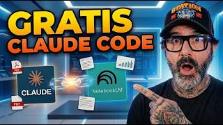 Claude Code GRATIS + NotebookLM: Superagente IA ¡BRUTAL!