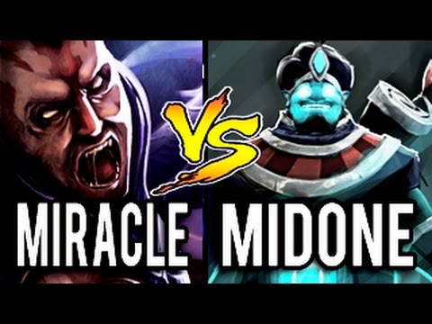 Miracle- [Anti-Mage] Vs MidOne [Storm Spirit] - The Battle 9k MMR Dota 2