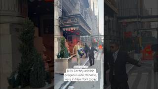 Nick Lachey and his gorgeous wife, Vanessa Lachey, were in New York today. #newyork #fashion #nyc