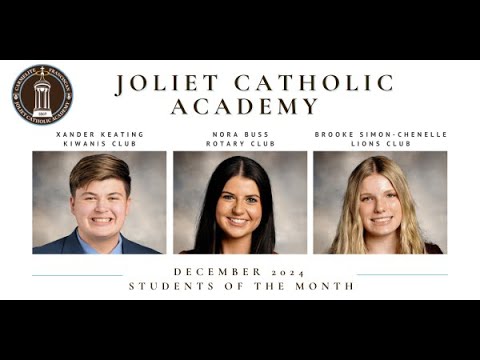 WJCA Special Report - December Students of the Month