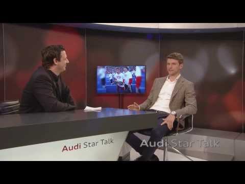 "Geil auf Lisa!?" Müller kontert van Gaal-Spruch!/ "Horny for Lisa!?" Müller on van Gaals thoughts