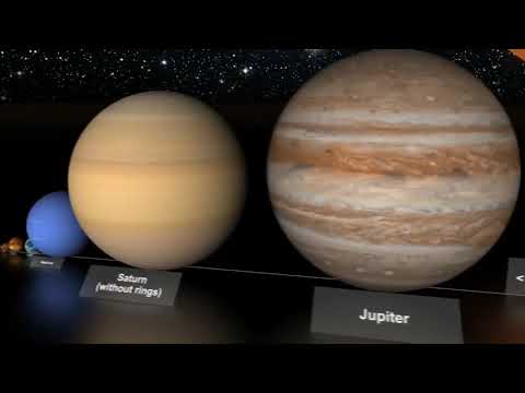 Usporedba veličina planeta i zvijezda u svemiru