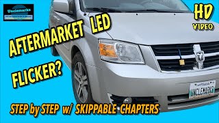 How to I fix or stop LED headlight flicker?