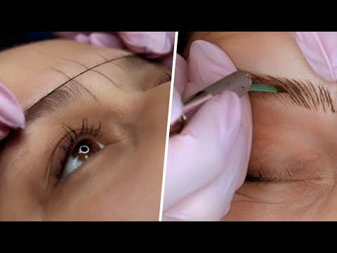 FULL MICROBLADING PROCESS - STEP BY STEP