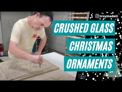 How To Make Ceramic Christmas Ornaments Using Crushed...