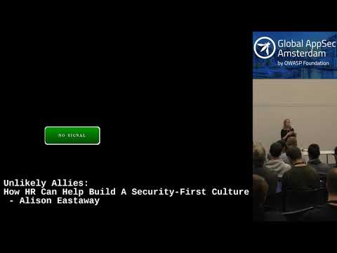 Image thumbnail for talk Unlikely Allies: How HR Can Help Build A Security-First Culture