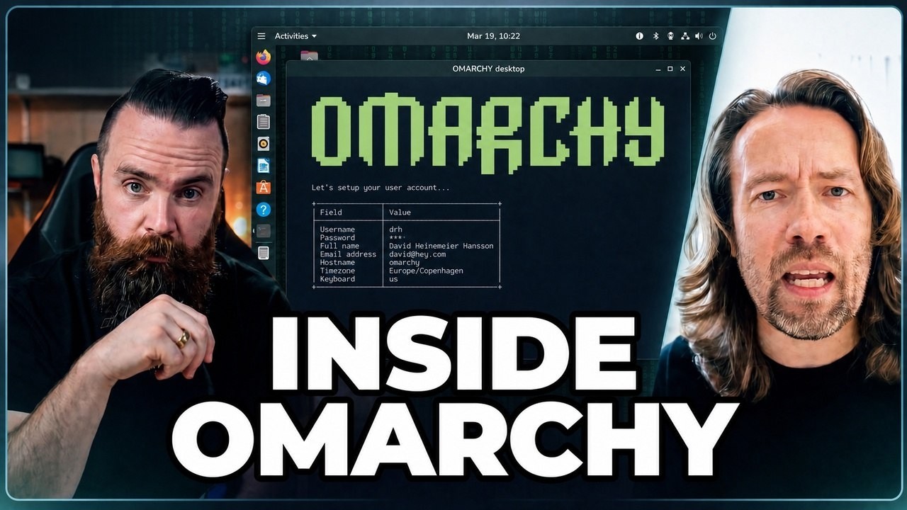 Is Linux the perfect operating system? - Omarchy interview with DHH