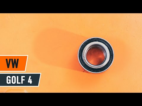 Cómo cambiar los cojinetes de las ruedas delanteras en VW GOLF 4 [INSTRUCCIÓN]