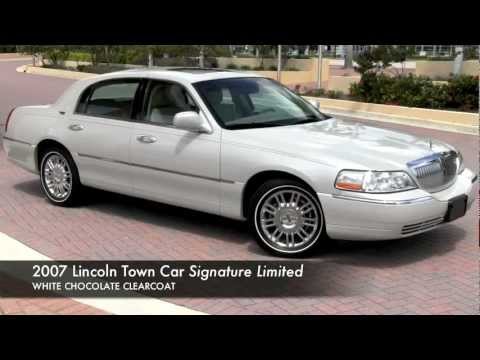 Thumbnail for 2007 Lincoln Town Car White Chocolate Tricoat Gulfstream Motorcars by Car