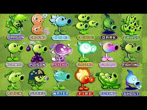 Tournament 16 Best PEA & Support Plants - Who Will Win? - PvZ 2 Plant vs Plant